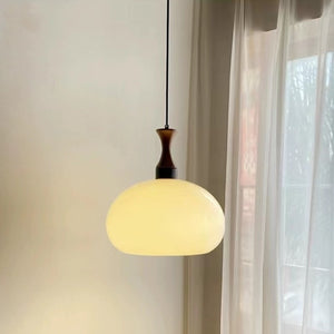 Creative Modern And Simple Bao Sihaozhong Ancient Wooden Solid Wood Chandelier Walnut Bedroom Bedside Balcony Chandelier