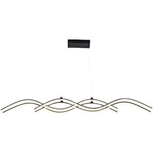 LED Chandeliers In Restaurants Are Modern Minimalist Creative And Stylish