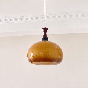 Creative Modern And Simple Bao Sihaozhong Ancient Wooden Solid Wood Chandelier Walnut Bedroom Bedside Balcony Chandelier